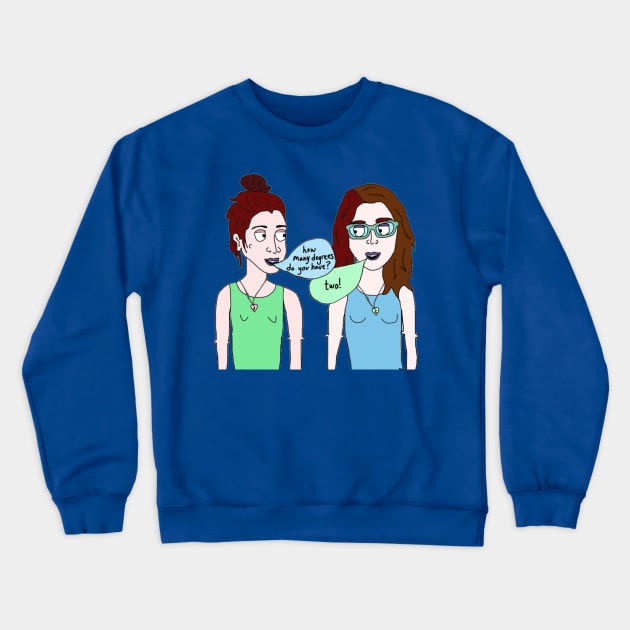 It Passes! Crewneck Sweatshirt by The Bechdel Cast